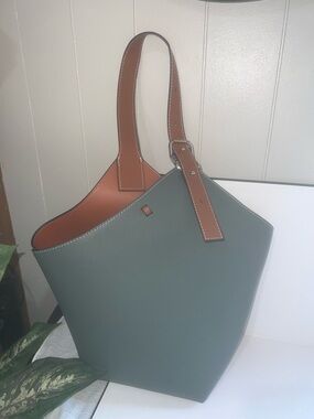 MDBM Maison de Beaute Marseilles Shoulder Handbag Cholet Celeste Green New
